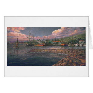 Paul McGehee "Lahaina Harbour at Twilight"-kaart