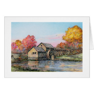 Paul McGehee "Mabry Mill"-kaart