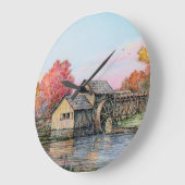 Paul McGehee "Mabry Mill"-klok Grote Klok (Hoek)