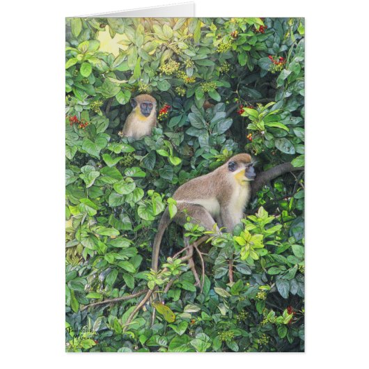 Paul McGehee "Monkeying Around" Kaart (Voorkant)