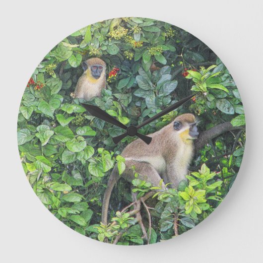 Paul McGehee "Monkeying Around"-klok Grote Klok (Voorkant)