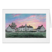 Paul McGehee "Mount Vernon Dawn"-kaart (Voorkant Horizontaal)