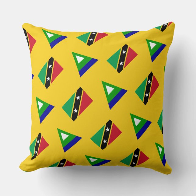 Paul McGehee "Nevis Flag" Pillow Kussen (Voorkant)
