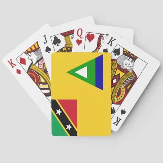 Paul McGehee "Nevis Flag" speelkaarten (Achterkant)