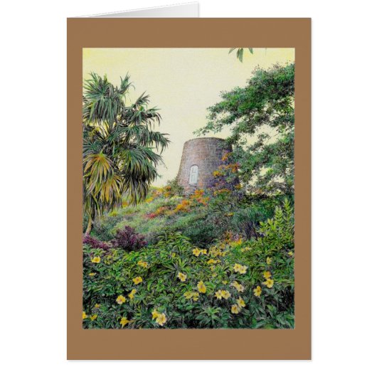 Paul McGehee "Nevis - Golden Glow"-Kaart (Voorkant)