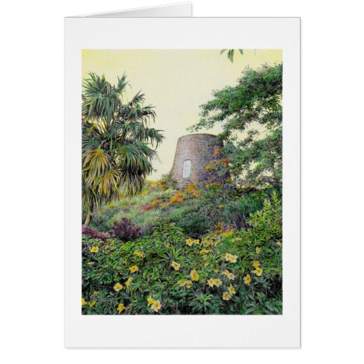 Paul McGehee "Nevis - Golden Glow"-Kaart (Voorkant)