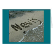 Paul McGehee "Nevis Sand"-Kaart (Voorkant Horizontaal)