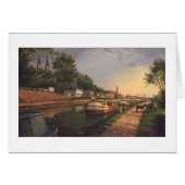 Paul McGehee "Old C & O Canal in Georgetown"-kaart (Voorkant Horizontaal)