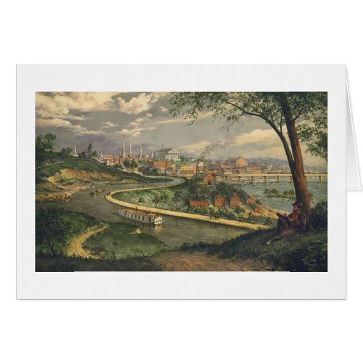 Paul McGehee "Old Richmond on the James" Card (Voorkant Horizontaal)