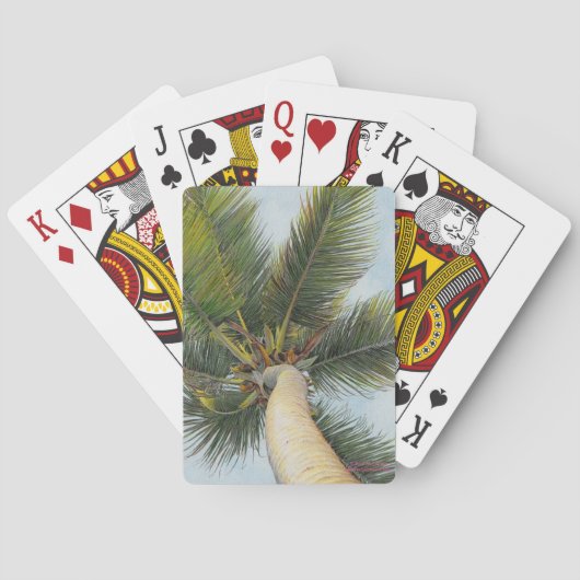 Paul McGehee "Palm Tree"-kaarten Speelkaarten (Achterkant)