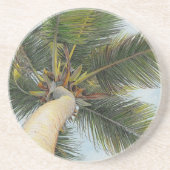 Paul McGehee "Palm Tree" Sandstone Drink Coasters Zandsteen Onderzetter (Voorkant)