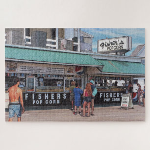 Paul McGehee "Popcorn Stand" Jigsaw Puzzle Legpuzzel