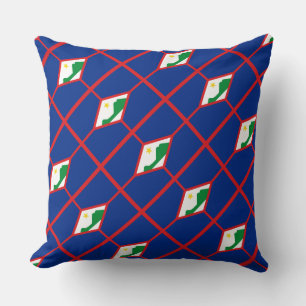 Paul McGehee "Sint Eustatius Flag" Pillow Kussen