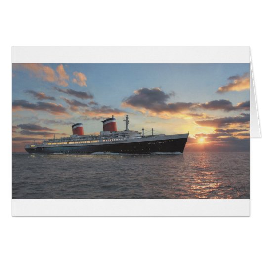 Paul McGehee "SS "United States" at Zee Card (Voorkant Horizontaal)