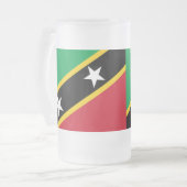 Paul McGehee "St. Kitts & Nevis Flag" Mok bier (Voorkant links)