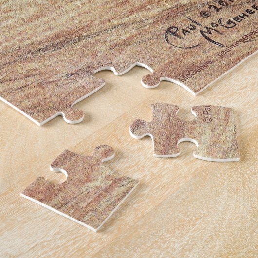 Paul McGehee "Tyson's Corner - 1940" Jigsaw Puzzel (Zijkant)