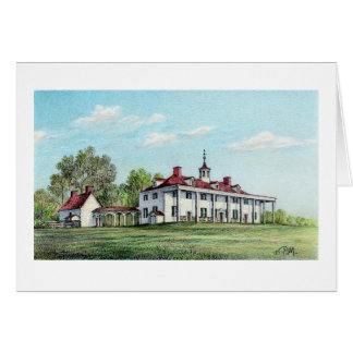 Paul McGehee "Washington's Mount Vernon"-kaart