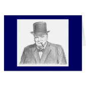 Paul McGehee "Winston Churchill"-kaart (Voorkant Horizontaal)