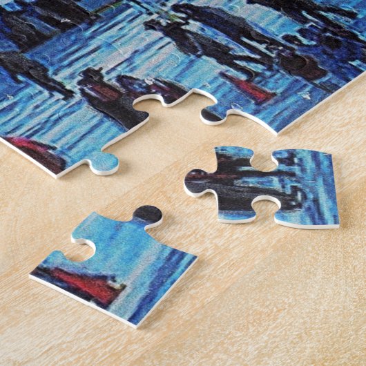 Paul McGehee "Winter in Central Park" Puzzle Legpuzzel (Zijkant)