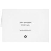 Paul McGehee "Winter in Heidelberg" Kaart (Achterkant Horizontaal)