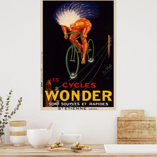 Paul Mohr's Wonder Cycle Advertisement Poster (Keuken)