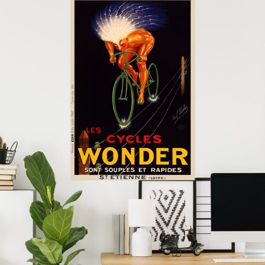 Paul Mohr's Wonder Cycle Advertisement Poster (Thuiskantoor)