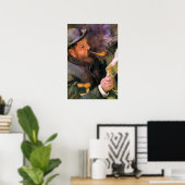 Paul Monet Lezend, populair kunstwerk, Poster (Thuiskantoor)