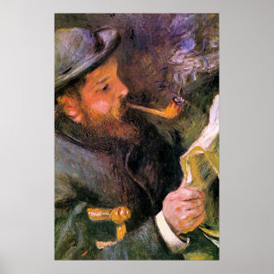 Paul Monet Lezend, populair kunstwerk, Poster