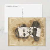 Paul Morphy, Schaakspeler Briefkaart (Voorkant / Achterkant)