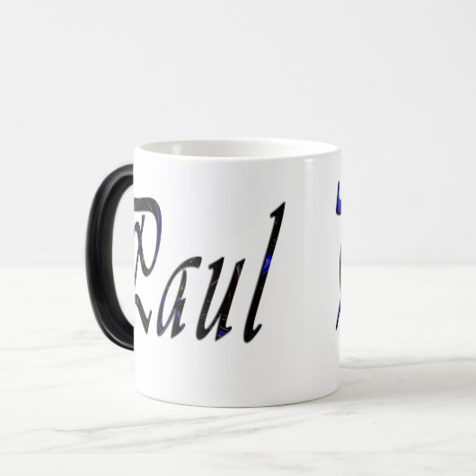 Paul Name Boys Logo, Magische Mok (Voorkant links)