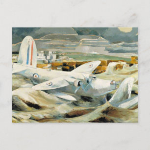Paul Nash - Defense of Albion, beroemd schilderij, Briefkaart