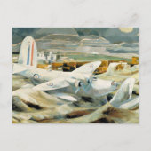 Paul Nash - Defense of Albion, beroemd schilderij, Briefkaart (Voorkant)