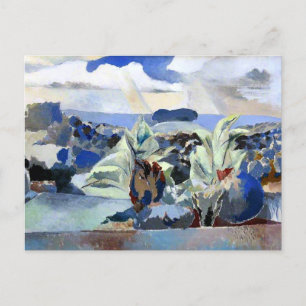 Paul Nash - Landschap van de Bagley Woods Briefkaart