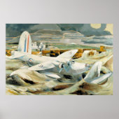 Paul Nash - Verdediging van Albion, beroemd schild Poster (Voorkant)