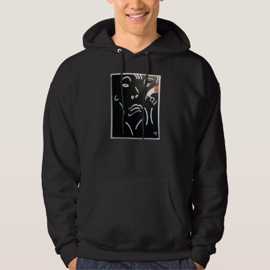 "PAUL" op het oorspronkelijke ontwerp van één sill Hoodie (Voorkant)