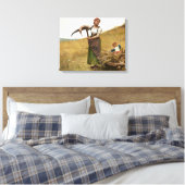 Paul Peel - Adoratie Canvas Afdruk (Insitu (Slaapkamer))