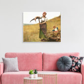 Paul Peel - Adoratie Canvas Afdruk (Insitu (Woonkamer))
