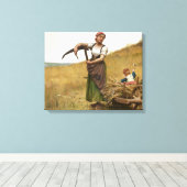 Paul Peel - Adoratie Canvas Afdruk (Insitu (Houten vloer))