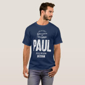 Paul Personalized Name Birthday Gift T-shirt (Voorkant volledig)