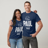 Paul Personalized Name Birthday Gift T-shirt (Unisex)