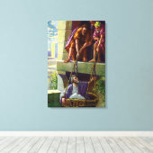 paul preaching christ Wrapped Canvas (Insitu (Houten vloer))
