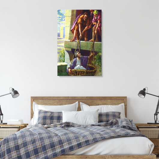 paul preaching christ Wrapped Canvas (Insitu (Slaapkamer))
