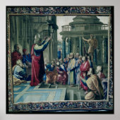Paul Preaching in de Areopagus Poster (Voorkant)