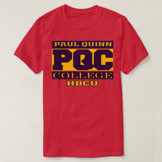 Paul Quinn College Apparel T-shirt (Design voorkant)