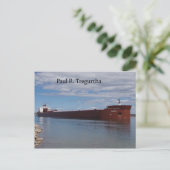 Paul R. Postkaart Tregurtha (Staand voorkant)