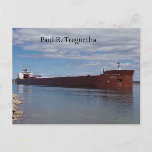 Paul R. Postkaart Tregurtha (Voorkant)