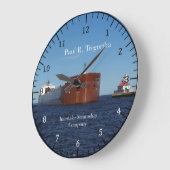 Paul R Tregurtha 10.75" wall clock Grote Klok (Hoek)