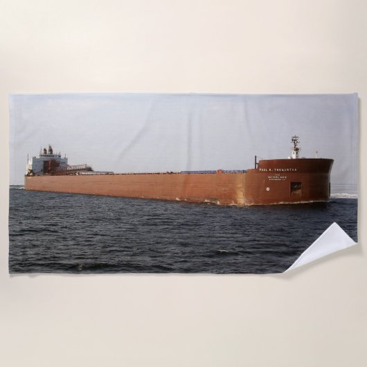 Paul R. Tregurtha-badhanddoek Strandlaken (Voorkant)