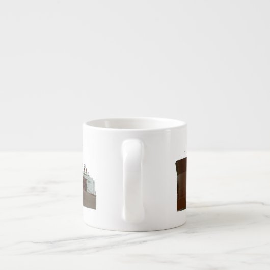 Paul R. Tregurtha cutout espresso mok (Achterkant)