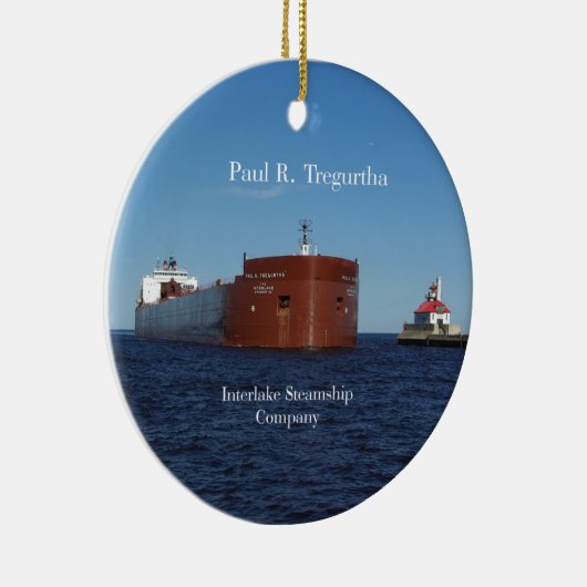 Paul R. Tregurtha Duluth-sierent Keramisch Ornament (Rechts)